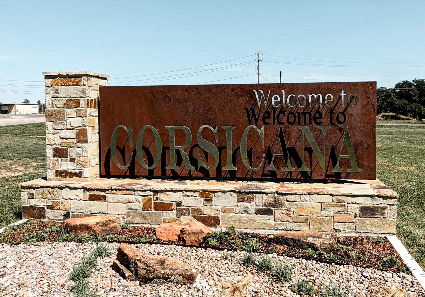 Corsicana, Texas Sign