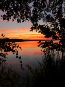 Fort parker state park's lake